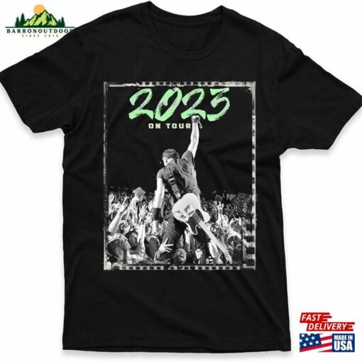 Bruce Springsteen Band Shirt World Tour 2023 We Were Born To Run Baby T-Shirt For Fans Hoodie Classic