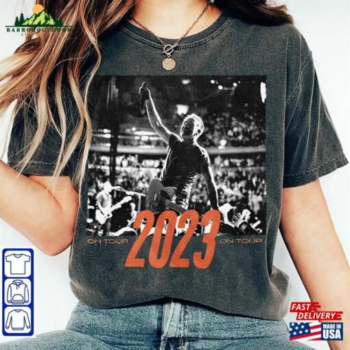 Bruce Springsteen Band World Tour 2023 Shirt Unisex Tee Sweatshirt Classic Hoodie