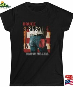 Bruce Springsteen Born In The Usa Women’s Softstyle Tee Sweatshirt Classic