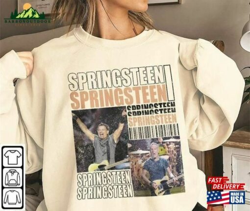 Bruce Springsteen Born In The Usa World Tour’84 Classic Unisex