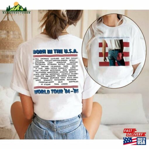 Bruce Springsteen Born In The Usa World Tour’84 Sweatshirt Hoodie