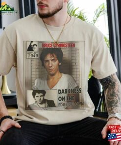 Bruce Springsteen Comic Shirt 90S Vintage Merch Darkness On The Edge Of Town Album Music Tour Ticket 2023 Unisex Tee Sweat 240623S3 Classic T-Shirt