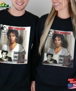 Bruce Springsteen Comic Shirt 90S Vintage Merch Darkness On The Edge Of Town Album Music Tour Ticket 2023 Unisex Tee Sweat 240623S3 Classic T Shirt 4