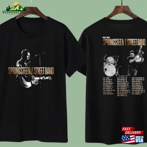 Bruce Springsteen E Street Band First 2023 Tour Hoodie Shirt Classic Sweatshirt