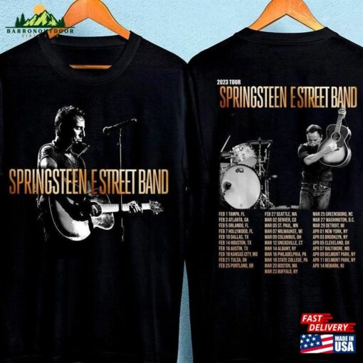 Bruce Springsteen E Street Band First 2023 Tour Hoodie Shirt Sweatshirt