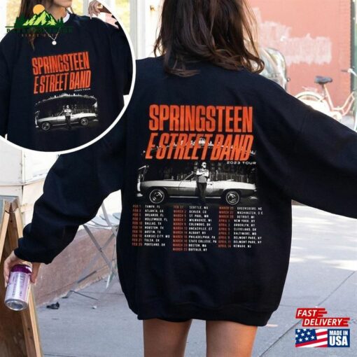 Bruce Springsteen E Street Band T-Shirt 2023 World Tour Sweatshirt Hoodie