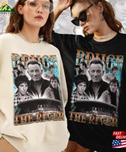 Bruce Springsteen Gift Shirt Y2k 90S Merch Vintage Album The River Tour 2023 Tee Sweatshirt Hoodie 1