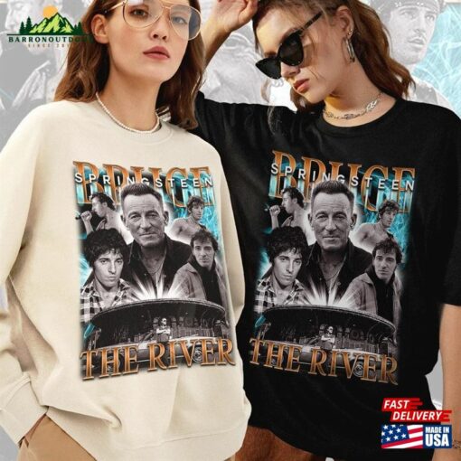 Bruce Springsteen Gift Shirt Y2k 90S Merch Vintage Album The River Tour 2023 Tee Sweatshirt Hoodie