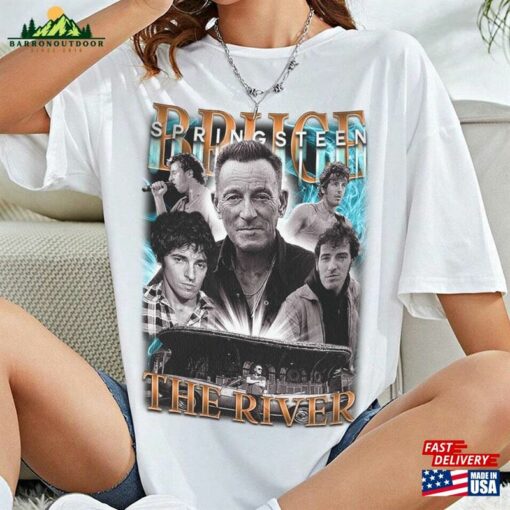 Bruce Springsteen Gift Shirt Y2k 90S Merch Vintage Album The River Tour 2023 Tee Sweatshirt Hoodie