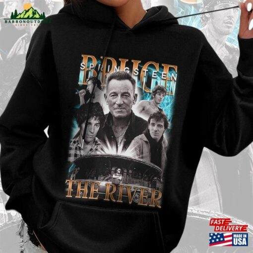 Bruce Springsteen Gift Shirt Y2k 90S Merch Vintage Album The River Tour 2023 Tee Sweatshirt Hoodie