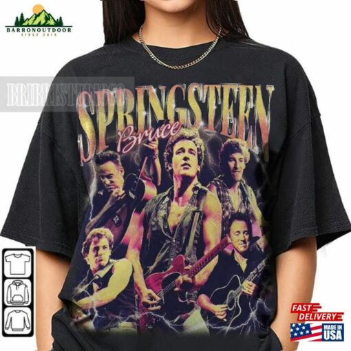 Bruce Springsteen Graphic Sweatshirt Vintage Tee Classic