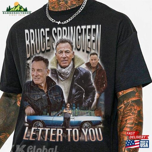 Bruce Springsteen Letter To You Fan Gift T-Shirt Tour Sweatshirt Rock 2023 Shirt Hoodie