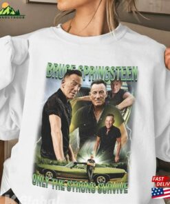 Bruce Springsteen Music Fan Shirt Y2k 90S Merch Album Only The Strong Survive 2023 Tour Sweatshirt Hoodie 230623S3 Classic Unisex