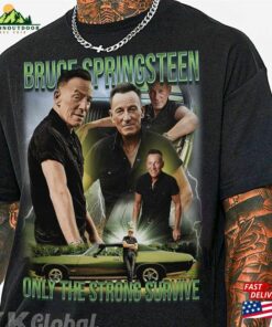 Bruce Springsteen Music Fan Shirt Y2k 90S Merch Album Only The Strong Survive 2023 Tour Sweatshirt Hoodie 230623S3 Classic Unisex