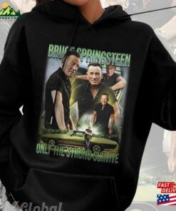 Bruce Springsteen Music Fan Shirt Y2k 90S Merch Album Only The Strong Survive 2023 Tour Sweatshirt Hoodie 230623S3 Classic Unisex 3