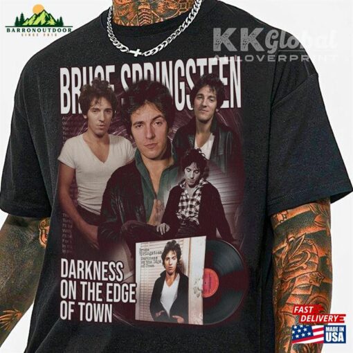 Bruce Springsteen Music Gift Shirt Y2k Merch Album Darkness On The Edge Of Town 2023 Tour Sweatshirt Hoodie 230623S3 Unisex Classic