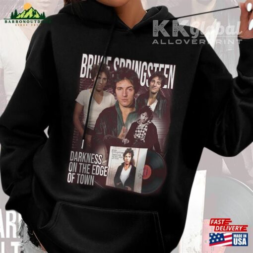 Bruce Springsteen Music Gift Shirt Y2k Merch Album Darkness On The Edge Of Town 2023 Tour Sweatshirt Hoodie 230623S3 Unisex Classic