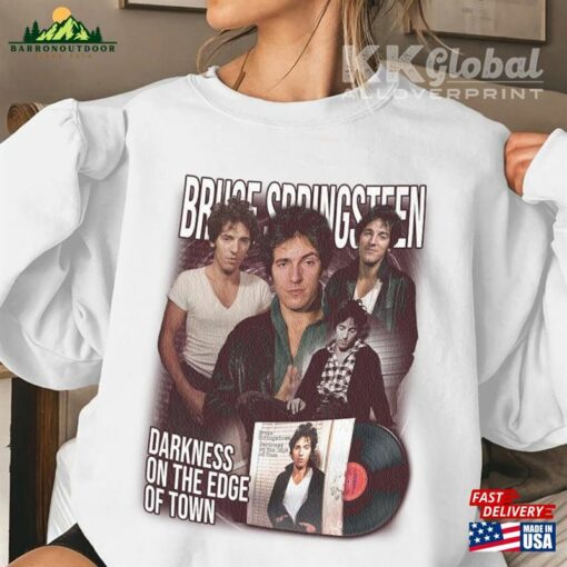 Bruce Springsteen Music Gift Shirt Y2k Merch Album Darkness On The Edge Of Town 2023 Tour Sweatshirt Hoodie 230623S3 Unisex Classic