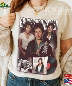 Bruce Springsteen Music Shirt Merch Vintage Album Darkness On The Edge Of Town 2023 Tour Sweatshirt Hoodie 230623S3 Unisex