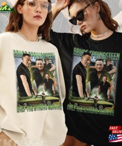 Bruce Springsteen Music Shirt Merch Vintage Album Only The Strong Survive 2023 Tour Tee Sweatshirt Hoodie