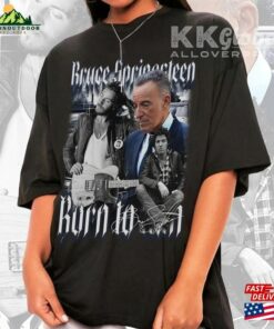 Bruce Springsteen Music Shirt Merch Vintage Album Thunder Road Born To Run 2023 Tour Tee Sweatshirt Unisex T-Shirt
