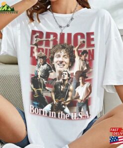 Bruce Springsteen Music Tour Shirt Y2k 90S Merch Album Born In The Usa World84 Hoodie Classic 2