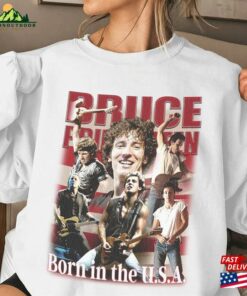 Bruce Springsteen Music Tour Shirt Y2k 90S Merch Album Born In The Usa World84 Hoodie Classic 4