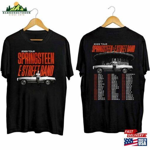 Bruce Springsteen Shirt 2023 Tour Springsteens Estreets Band Unisex Classic