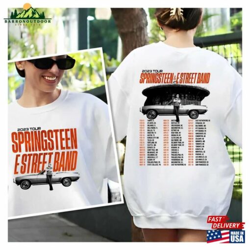 Bruce Springsteen Shirt Sweatshirt 2023 Tour Hoodie Classic