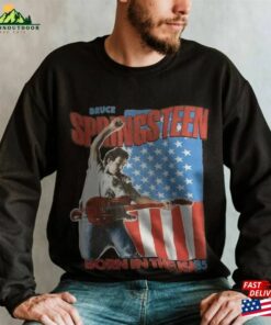 Bruce Springsteen Shirt Unisex Tee Born In The Usa Classic Sweatshirt