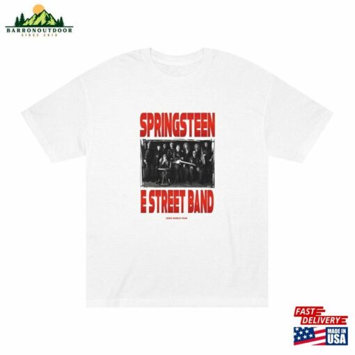 Bruce Springsteen T-Shirt Born To Run 2023 Tour Shirt Song Cover Hoodie Classic