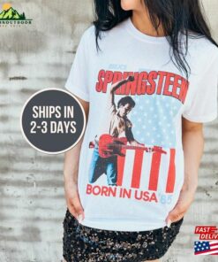 Bruce Springsteen Tee Born In The Usa Classic Unisex 1
