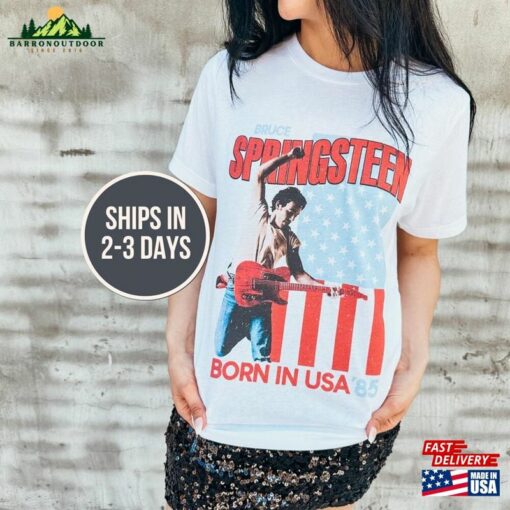 Bruce Springsteen Tee Born In The Usa Classic Unisex