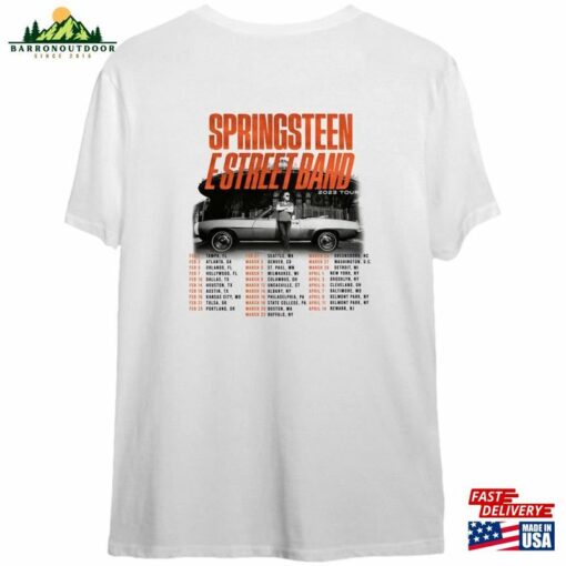 Bruce Springsteen The E Street Band Tour 2023 T-Shirt Concert Shirt Unisex Classic