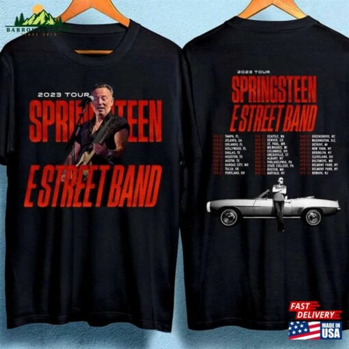 Bruce Springsteen The E Street Band Tour 2023 T-Shirt Gift For Fan Music Classic Hoodie