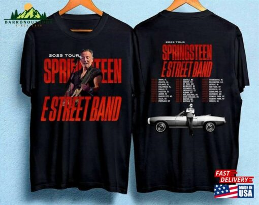 Bruce Springsteen The E Street Band Tour 2023 T-Shirt Music Shirt Tee Hoodie