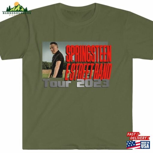 Bruce Springsteen Tour 2023 Unisex Softstyle T-Shirt Sweatshirt Classic