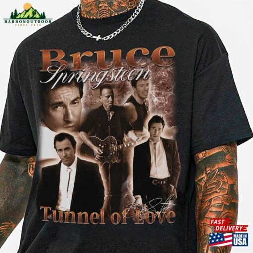 Bruce Springsteen Tour Music Shirt Y2k 90S Merch Vintage Album Tunnel Of Love 2023 Tee Sweatshirt Classic T-Shirt