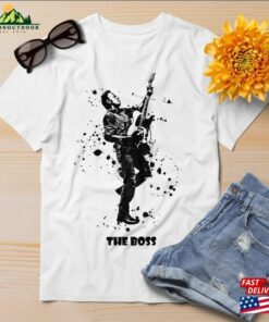 Bruce Springsteen Tribute T-Shirt For Classic Rock Fans E Unisex Bruce Springsteen Tribute T-Shirt For Classic Rock Fans E Unisex