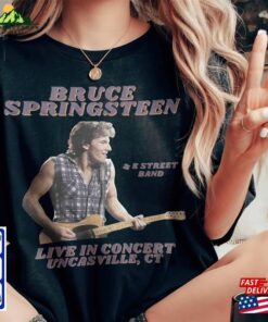 Bruce Springsteen Uncasville T-Shirt E Street Band 2023 Tour Shirt Old School Tee Sweatshirt Classic