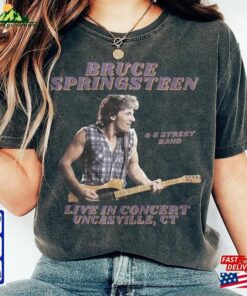 Bruce Springsteen Uncasville T-Shirt E Street Band 2023 Tour Shirt Old School Tee Sweatshirt Classic