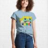 Brunette Family With Yellow House Classic T-Shirt Sweatshirt