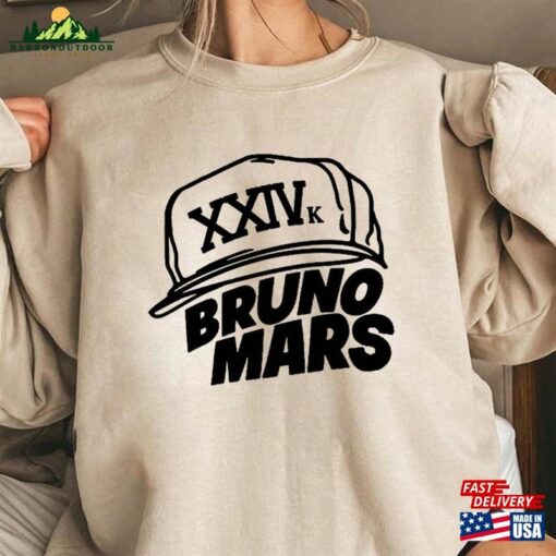 Bruno Mars Unique Xxivk Magic Album T-Shirt Cheap World Tour 2023 Merch Sweatshirt Hoodie Classic