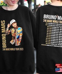 Bruno Mars World Tour 2023 Merch Dolby Live Las Vegas T Shirt Sweatshirt 1