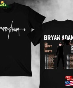 Bryan Adams 2 Sided T-Shirt 90S Music Shirt Hoodie Unisex