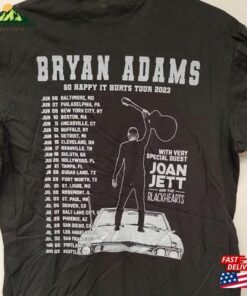Bryan Adams 2023 So Happy It Hurts Tour Shirt Unisex Classic