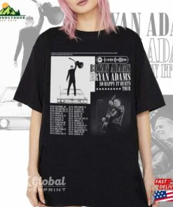 Bryan Adams T-Shirt So Happy Hurts Tour Music Shirt Vintage Style Sweatshirt Hoodie Classic Unisex