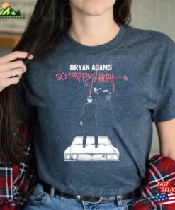 Bryan Adams Tour 2023 Shirt So Happy Hurts Dates Classic Unisex 1 Bryan Adams Tour 2023 Shirt So Happy Hurts Dates Classic Unisex 2