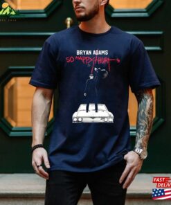 Bryan Adams Tour 2023 Shirt So Happy Hurts Dates Classic Unisex 2 Bryan Adams Tour 2023 Shirt So Happy Hurts Dates Classic Unisex 3