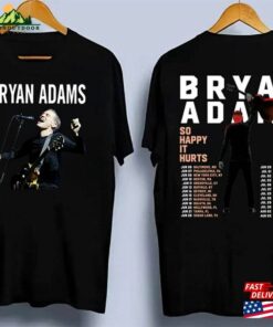 Bryan Adams Tour 2023 Shirt So Happy Hurts Tee Vintage Tshirt Unisex T-Shirt